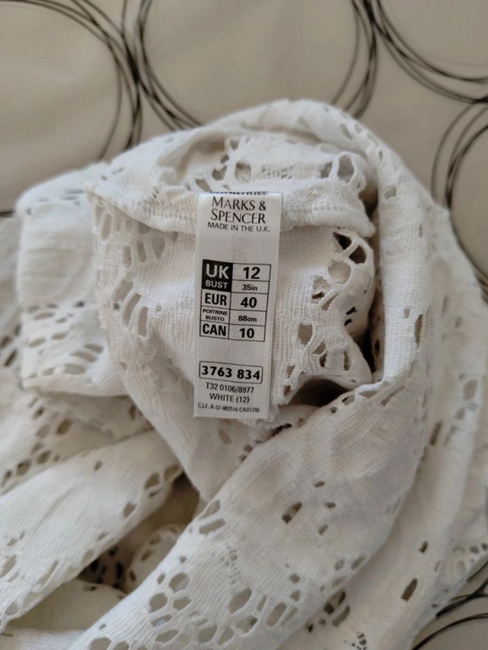 Débardeur blanc 40 excellent état - photo numéro 5