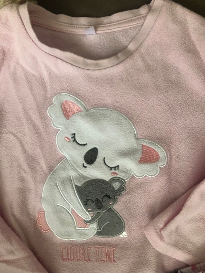 Pyjama rose fille - photo numéro 3