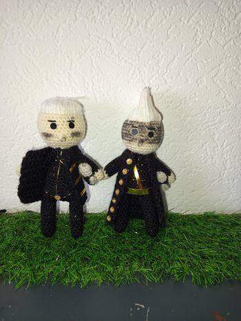 🔥 Personnages du groupe Rammstein au crochet – création sur commande 🖤