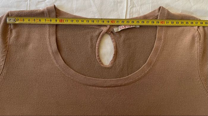 Pull »Camaïeu »beige - photo numéro 3