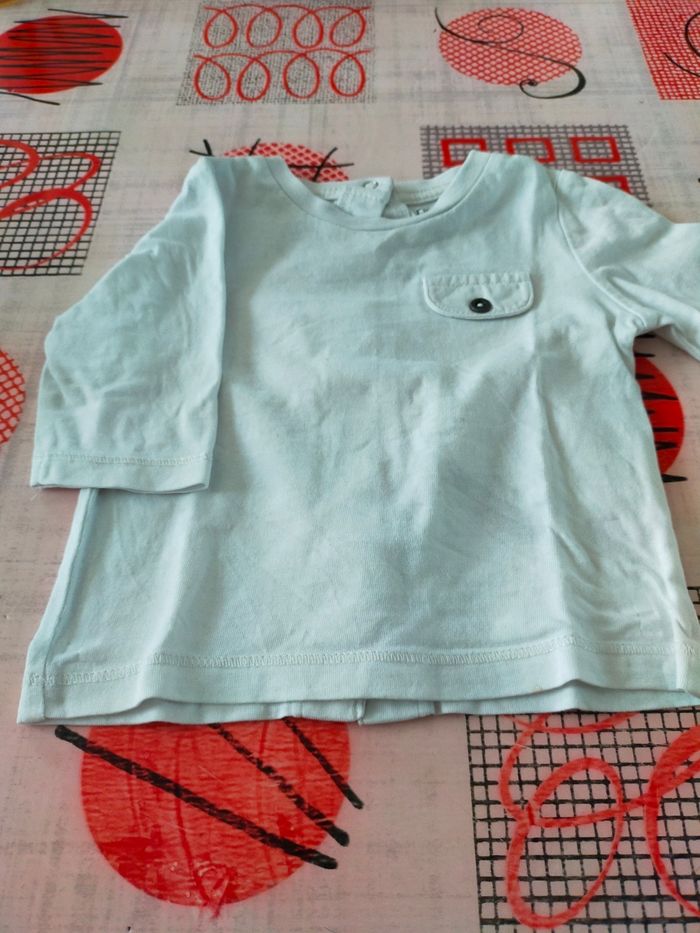 Tee shirt blanc 1 mois