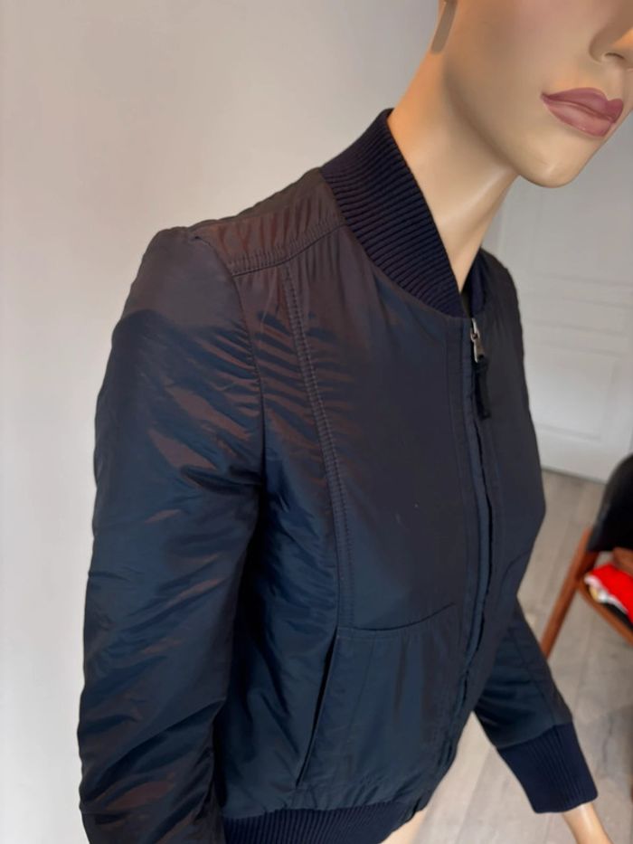 Blouson bombers bleu marine dolce gabbana - photo numéro 10