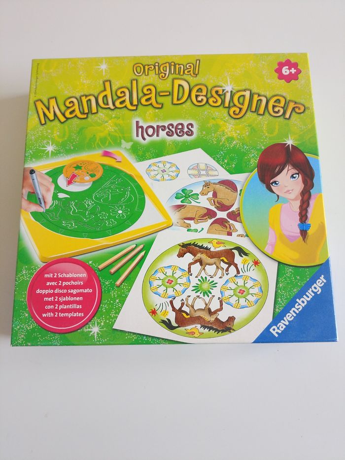 Mandala designer horses ravensburger - photo numéro 1