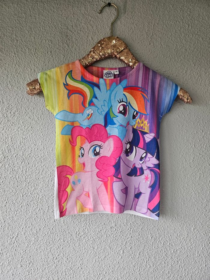 Tee shirt petits poneys pour fille - photo numéro 4