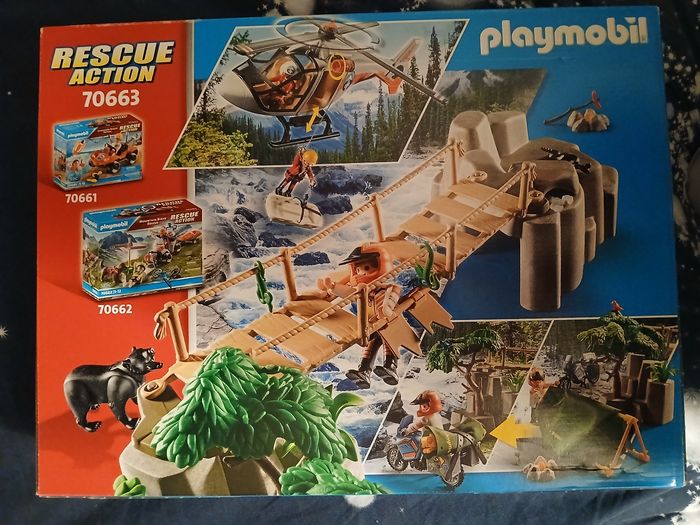 Playmobil, unité de secouriste avec hélicoptère - photo numéro 2