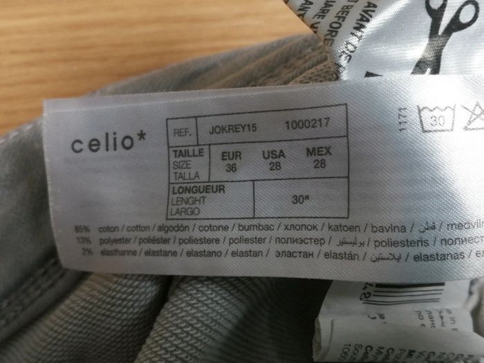 Jean gris Celio T36 - photo numéro 3