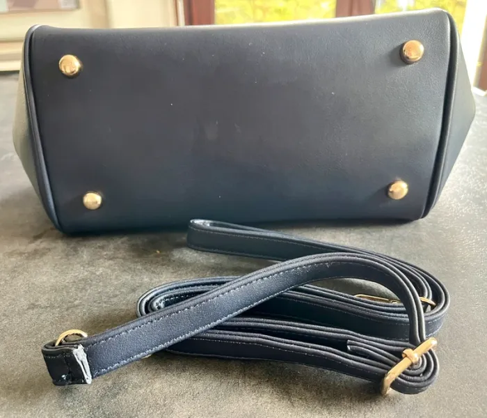 Sac à main bleu nuit - photo numéro 3