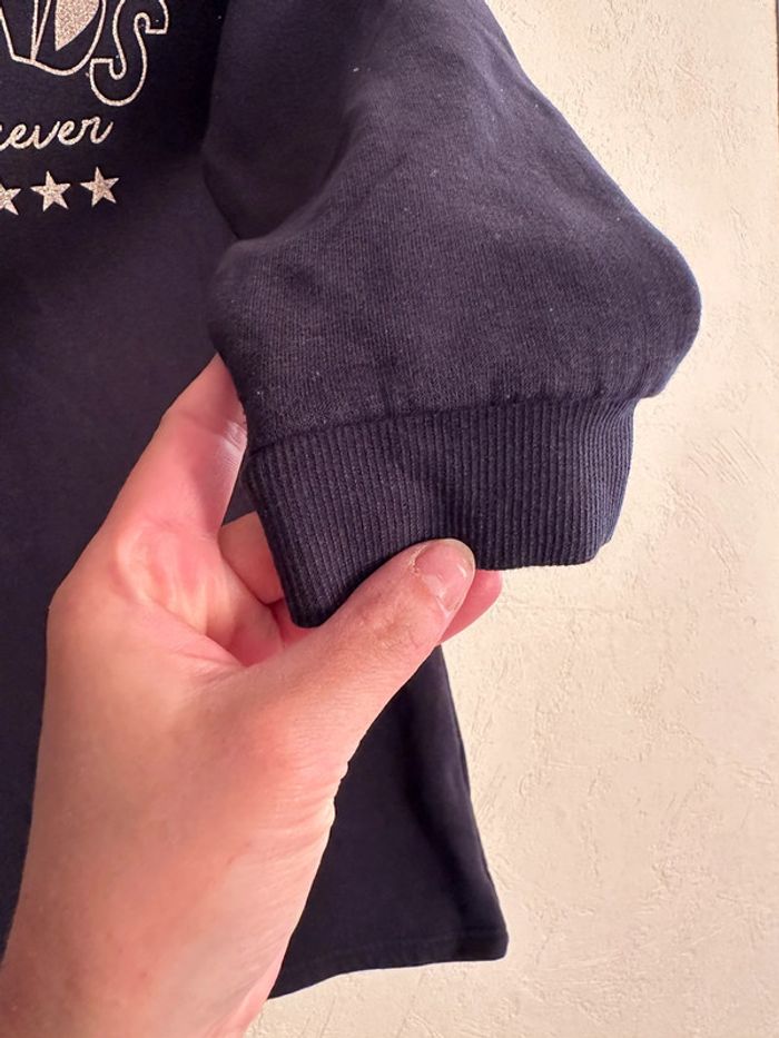 Robe marine manches longues molletonné imprimée fille 12 ans Orchestra - photo numéro 5