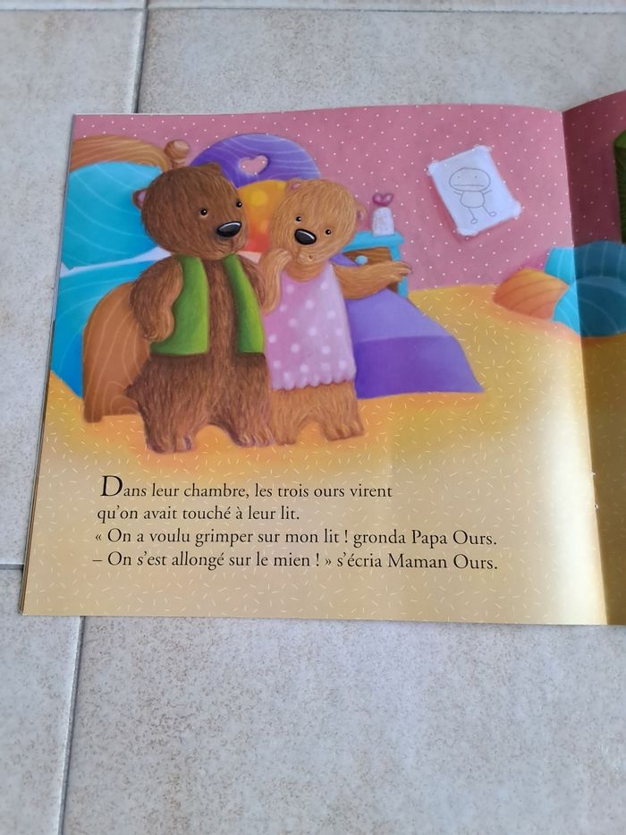 Livre Boucle d’or et les trois ours d’Elen Lescoat neuf - photo numéro 3
