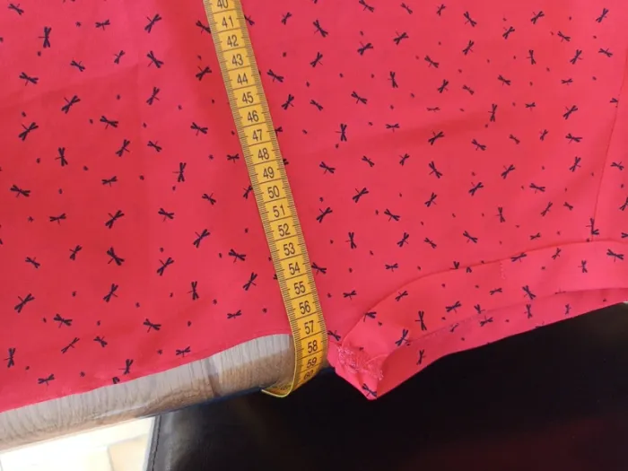 Blouse fluide légère orange motif libellule - photo numéro 8