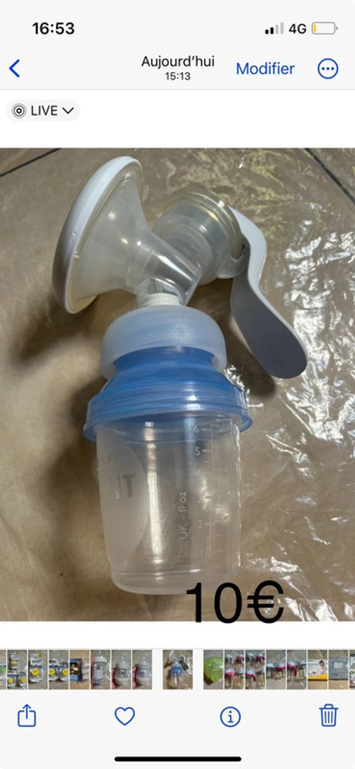 Tire lait manuel avent