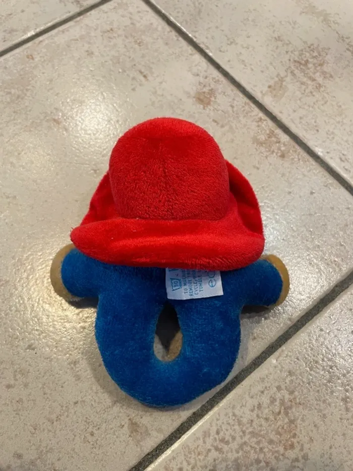 Petite peluche / doudou hochet ours Paddington - photo numéro 3
