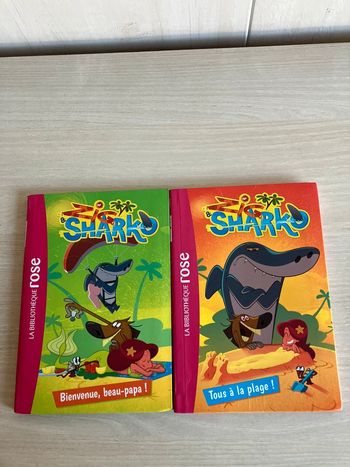 Lot 2 livres Bibliothèque Rose – Zig et Sharko - Hachette Jeunesse – 8-10 ans