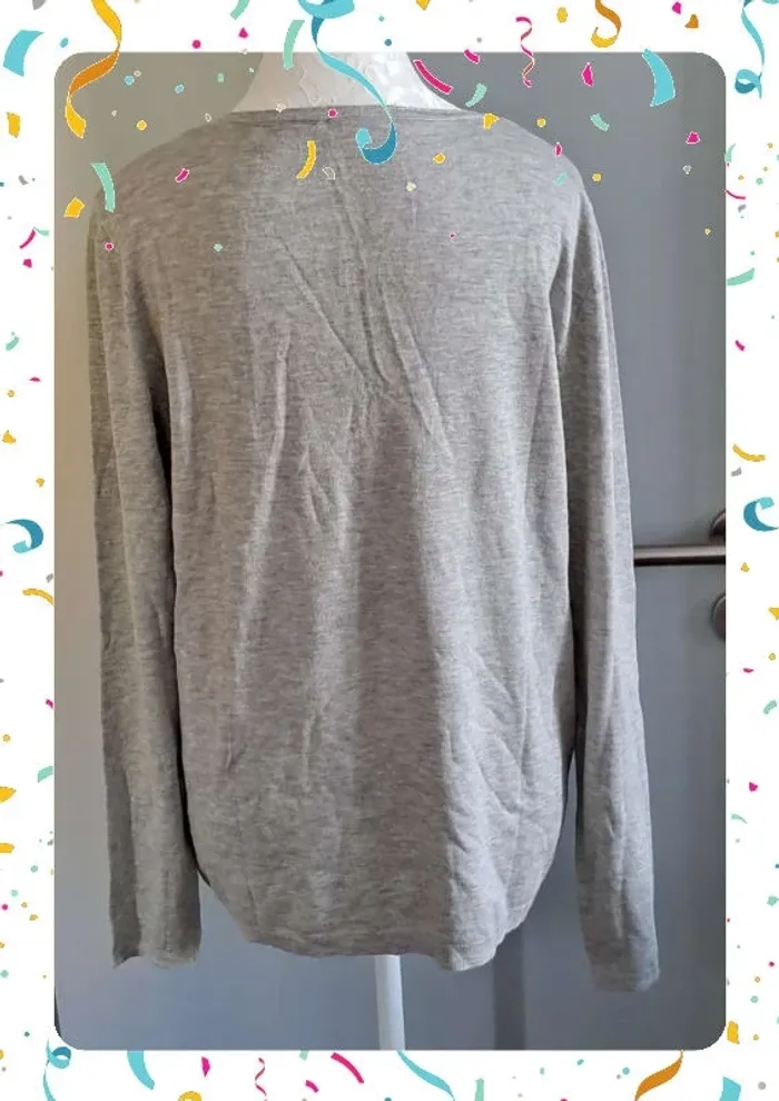 🩶 pull taille L marque camaïeu neuf - photo numéro 3