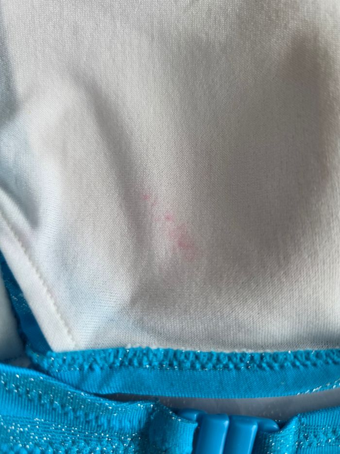 MAILLOT DE BAIN FEMME 2 PIÈCES BLEU TURQUOISE PAILLETTES 38 MARQUE F&F - photo numéro 8