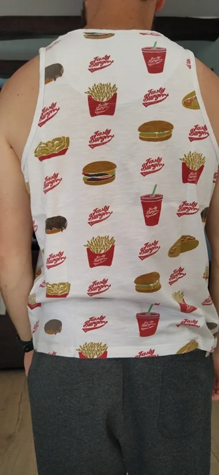 Débardeur fast food - photo numéro 2