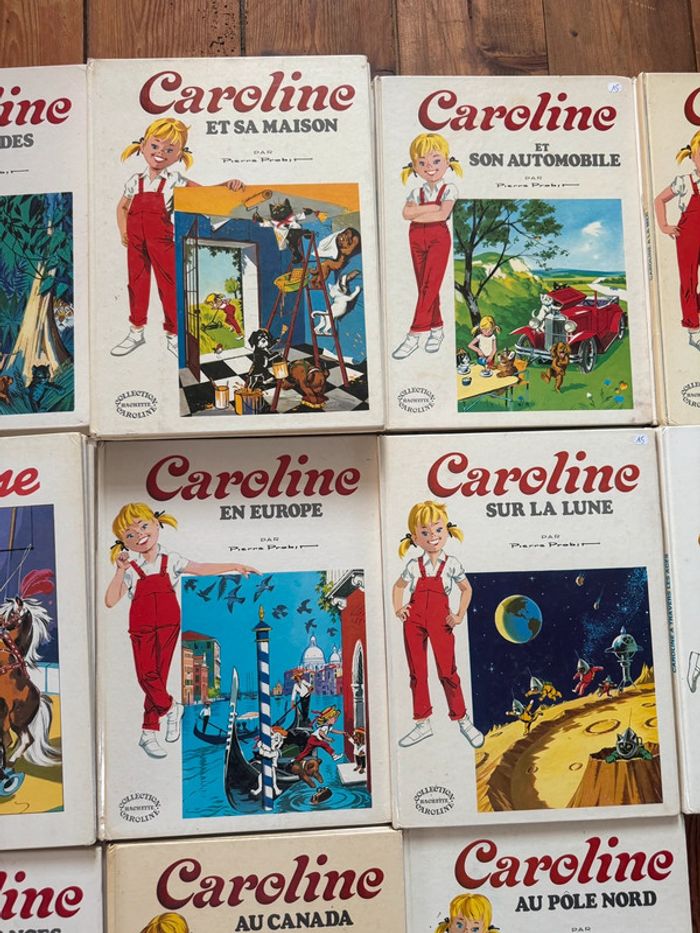 Livre Caroline ancien vintage très grand format blanc Grands albums Hachette Pierre Probst - photo numéro 7