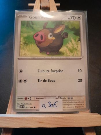 Carte Pokémon Gourmelet 182/197