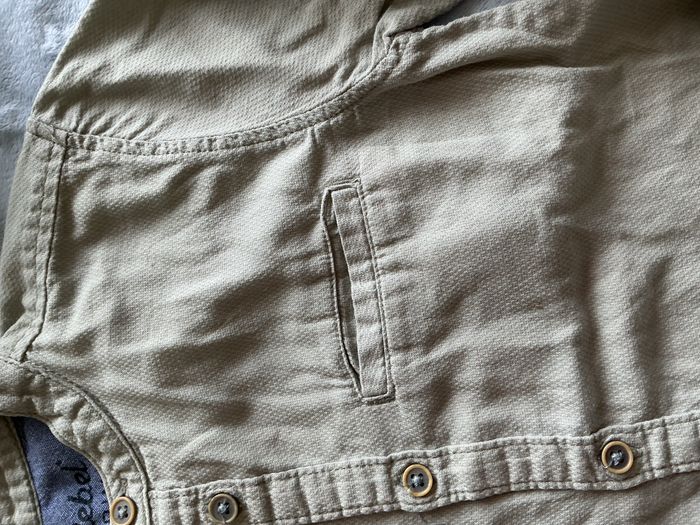 chemise manches longues vert amande poche poitrine 4/5 ans primark - photo numéro 4