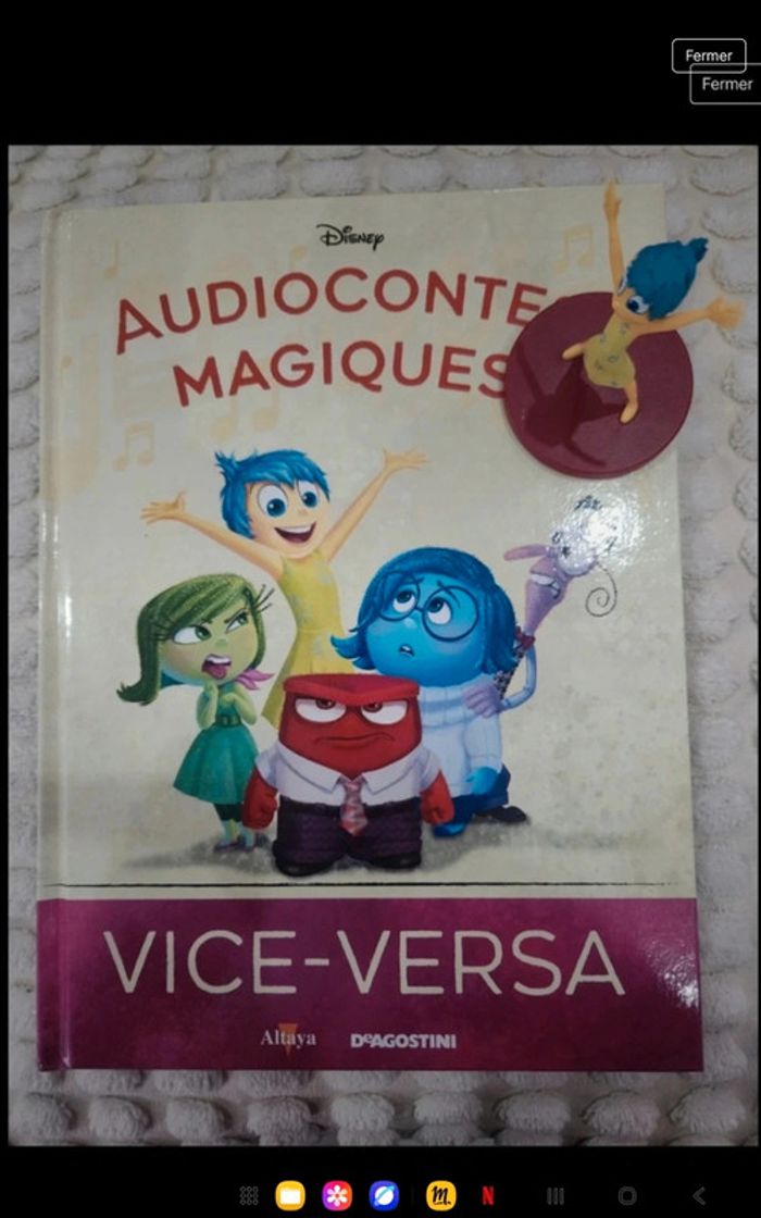 33ėme audioconte magique altaya deagostini disney audio conte compte comte magic livre& figurine