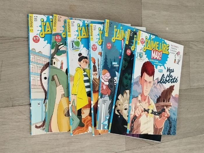 Lot de 7 magazines J’aime Lire Max année 2015-21 L068  7598594981 - photo numéro 2
