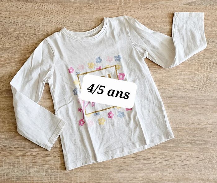 T-shirt longues manches filles