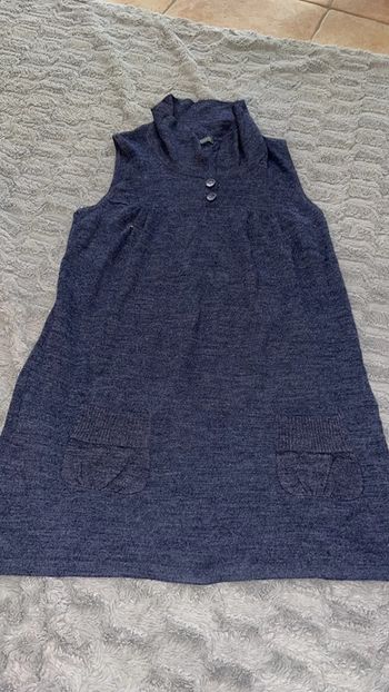 Robe pull Ella bleu taille L