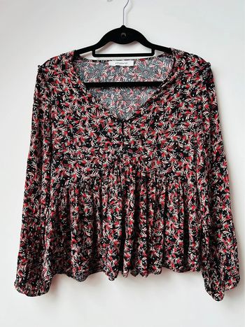 Blouse manches trois quart imprimé fleuri Promod
