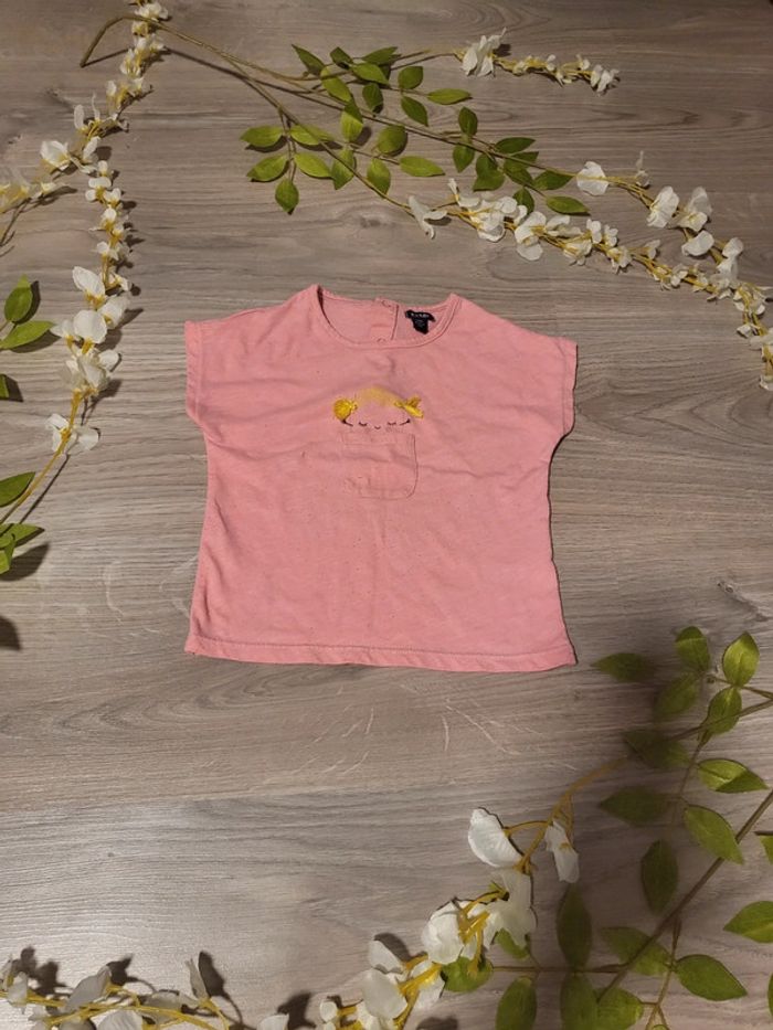 T shirt rose fille kiabi 24 mois