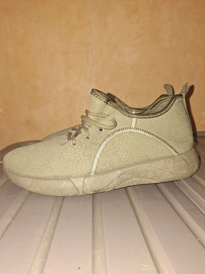 Chaussures de Sport/Ville "Hipps" - Maille Respirante - Taille 38 - Confortables (Kaki - photo numéro 2