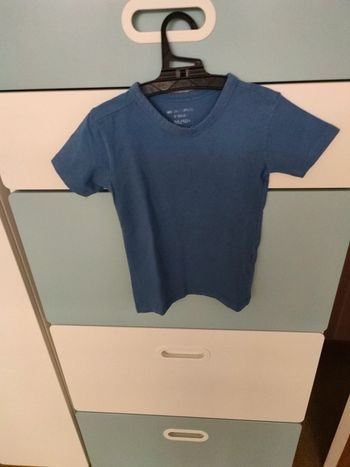 T-shirt uni bleu