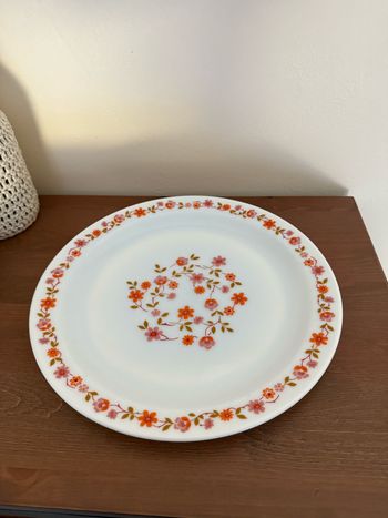 Plat  fleuris modèle Scania - Arcopal