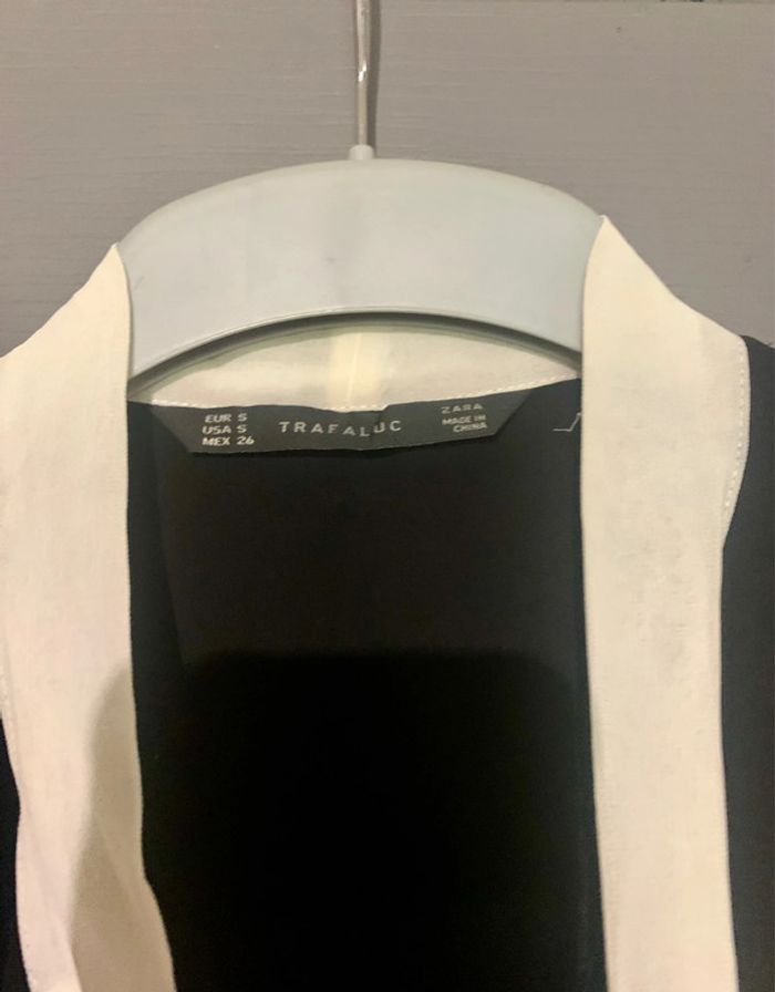 Chemise transparente noir Zara - Taille S - photo numéro 2