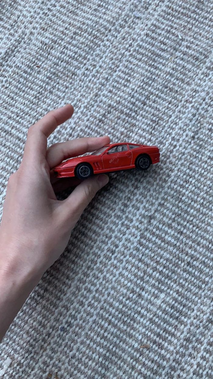 Jouet miniature voiture Ferrari fabrique en Italie style majorette vintage - photo numéro 4