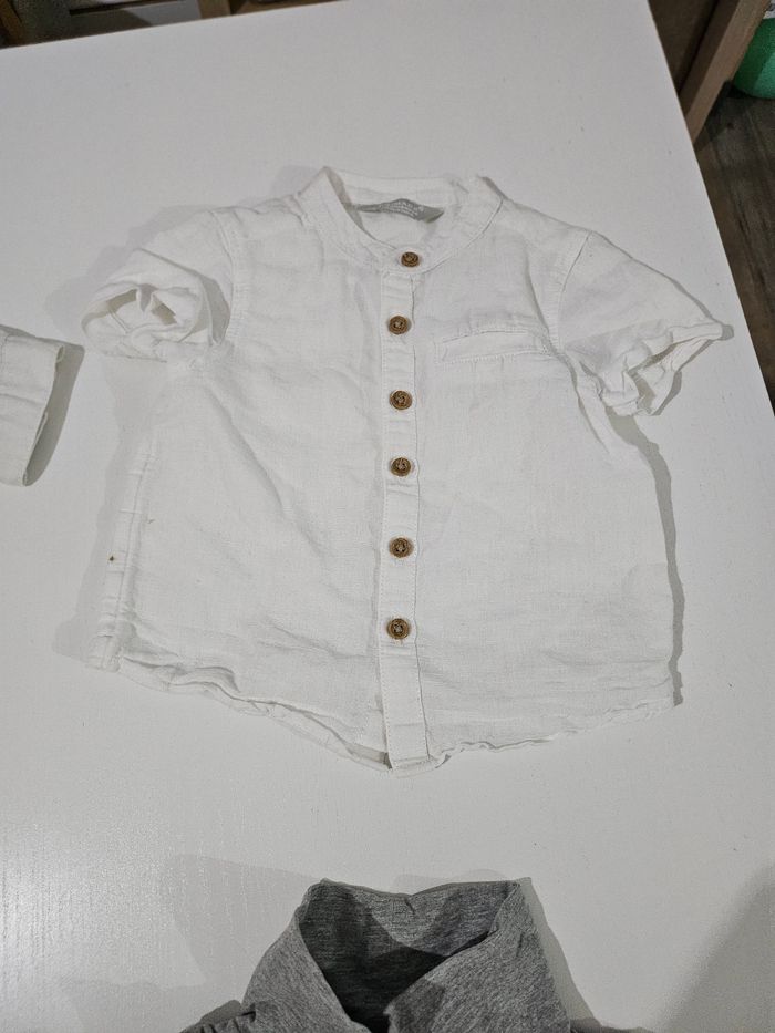 Lot de 10 hauts plusieurs marques 12 mois - photo numéro 5