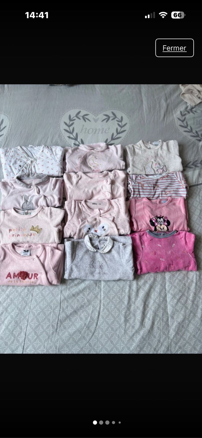 Lot de vêtements fille 3 mois