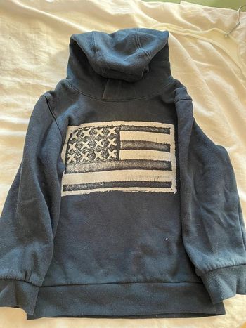 Sweat capuche bleu marine Kiabi 5 ans