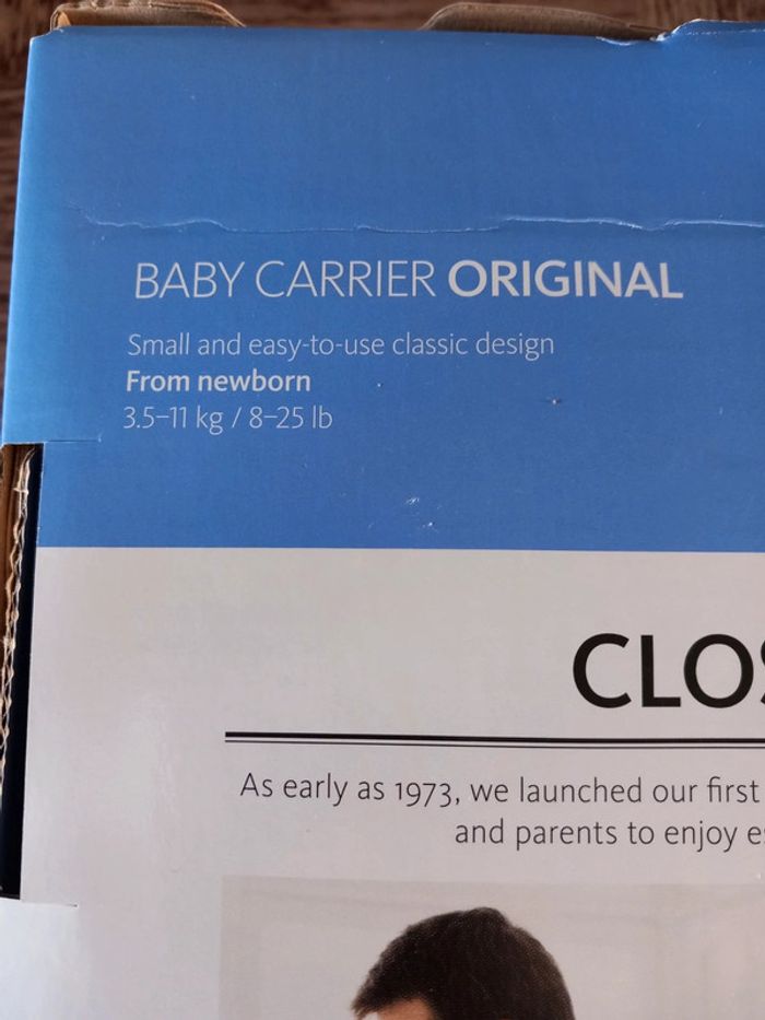 Porte bébé babybjörn - photo numéro 3