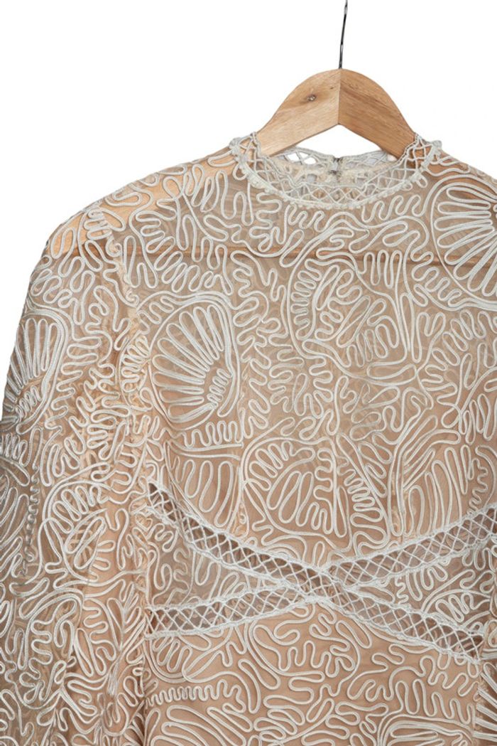 Ensemble unique upcyclé à partir d’une robe Margaux Tardits T.36 - photo numéro 4