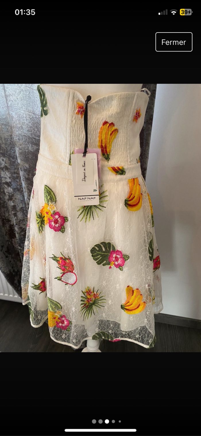 Robe Nafnaf dos nu neuf T42 - photo numéro 3