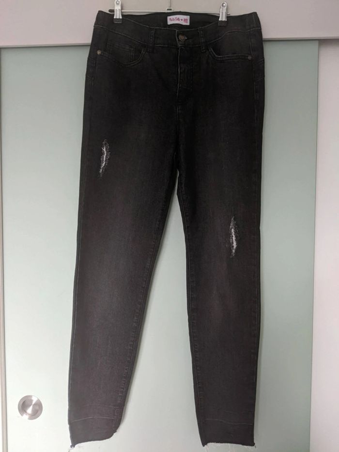 Jeans noir Bonprix T44