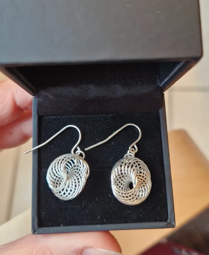 Boucles d'oreilles spirales