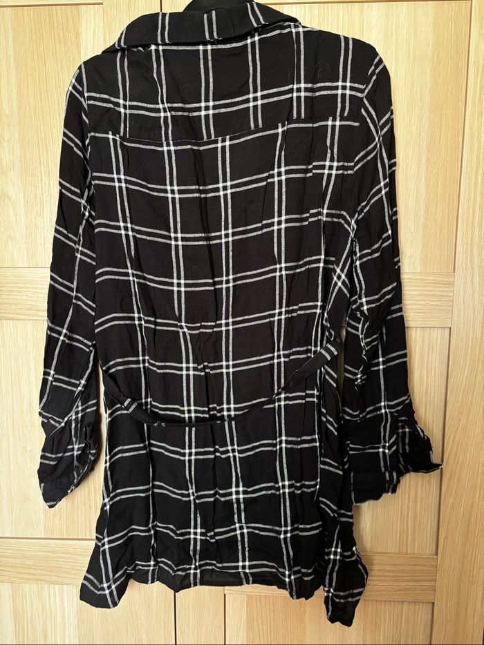 Chemise à carreaux noirs de grossesse Premaman t.xl - photo numéro 6
