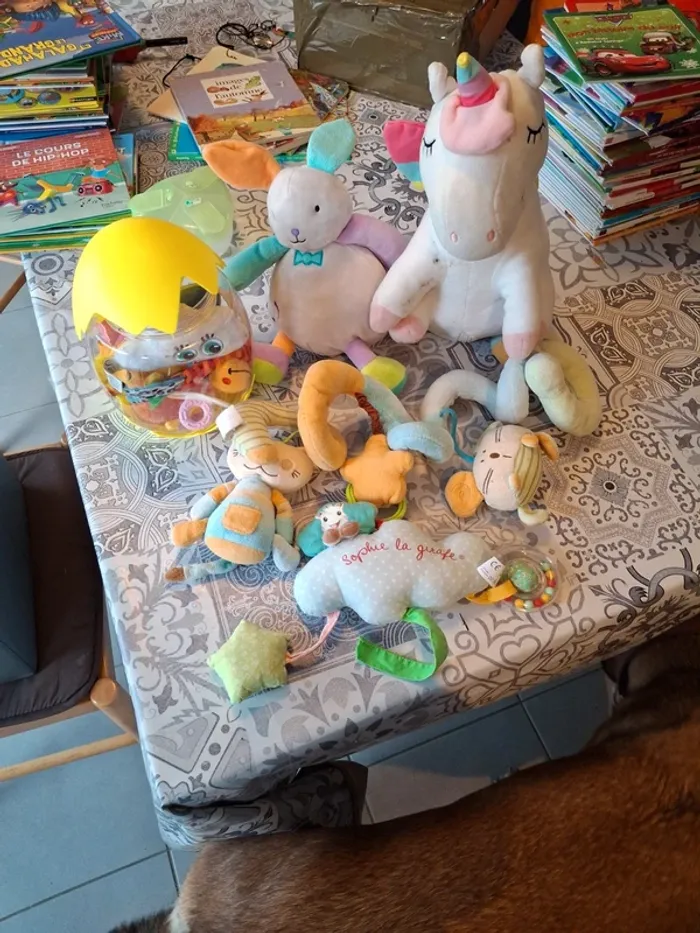 Lot de jouet peluche bebe