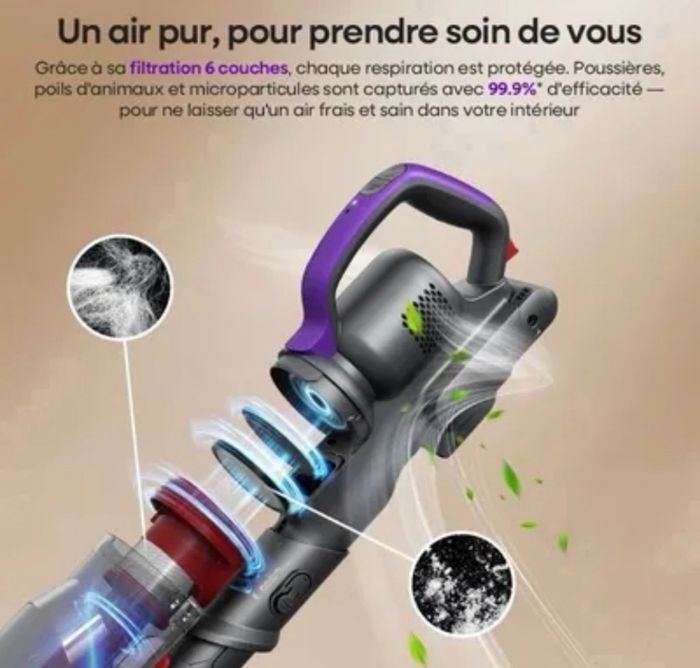 ASPIRATEUR BALAI SANS FIL ERABROS EV3 - photo numéro 9