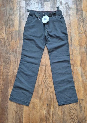 Pantalon fille petit bateau gris fonce taille 10 ans Neuf avec etiquette