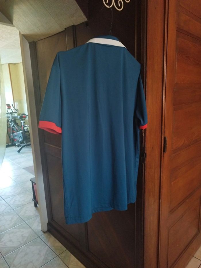 Polo t-shirt vert foncé unisexe origine Corée L/40 - photo numéro 8