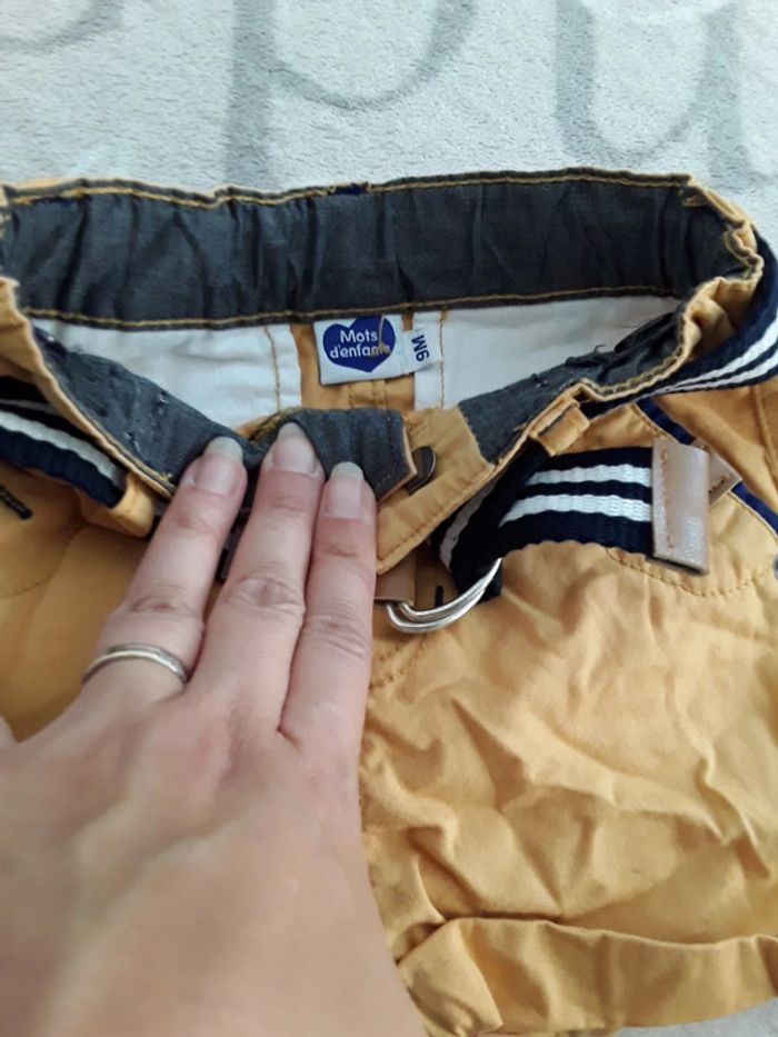 Short moutarde 9 mois - photo numéro 2