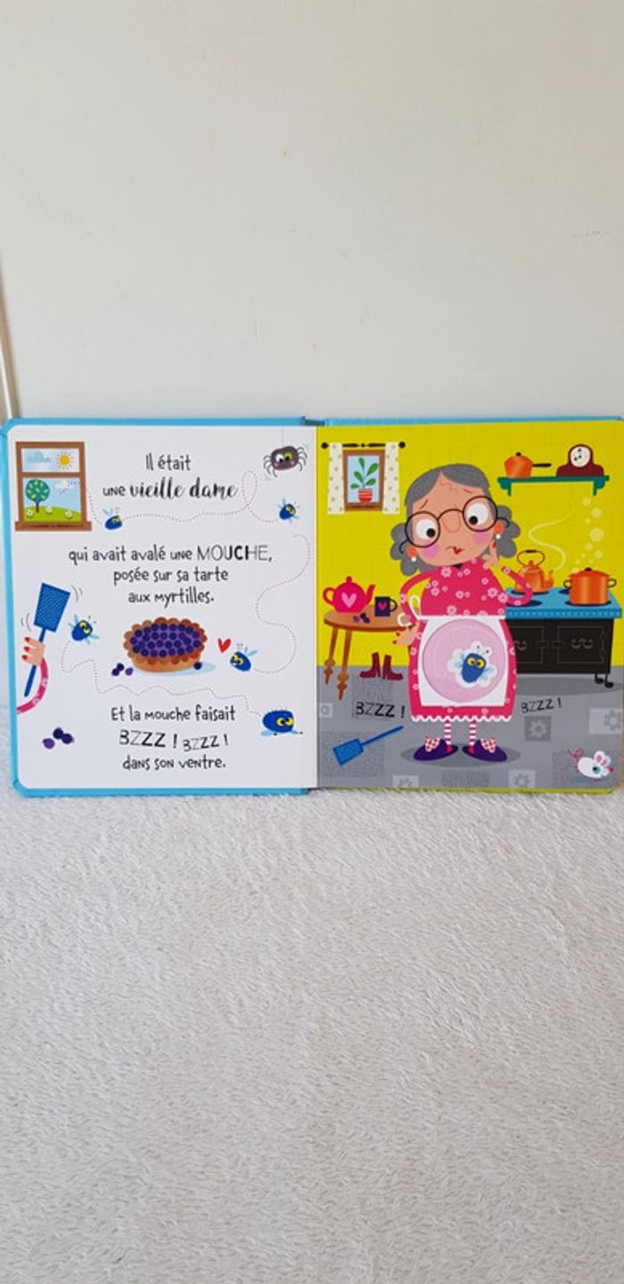 Livre il était une vieille dame qui avait avalé une mouche - photo numéro 3