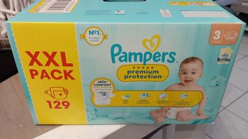 Le grands pack XXL Pampers premium protection taille 3